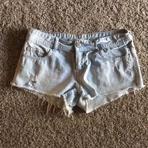 April girl cutoff denim shorts